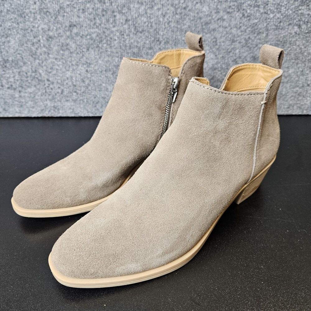 Dolce Vita‎ Women's Suede Leather Bottie Ankle Boots Light Brown Size 8
